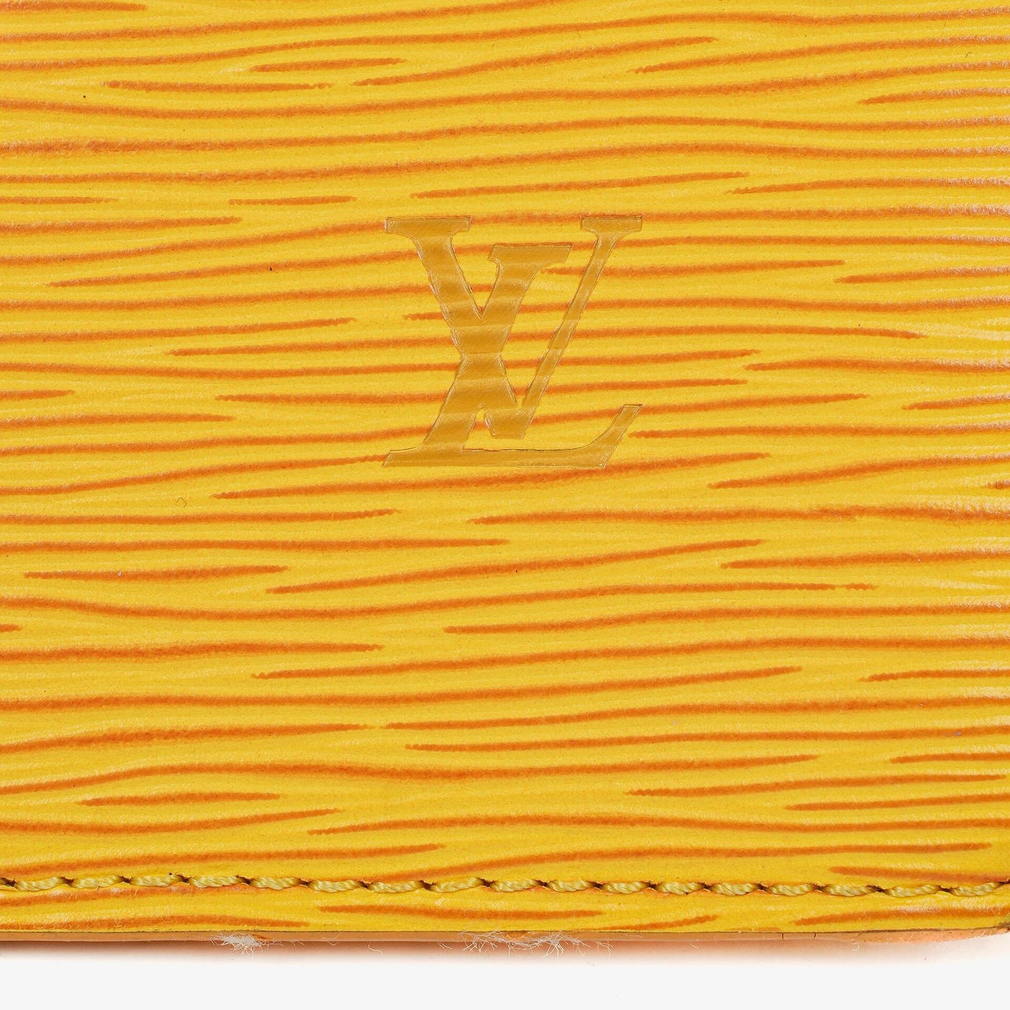 Louis Vuitton Triangle Yellow EPI Leather Handbag