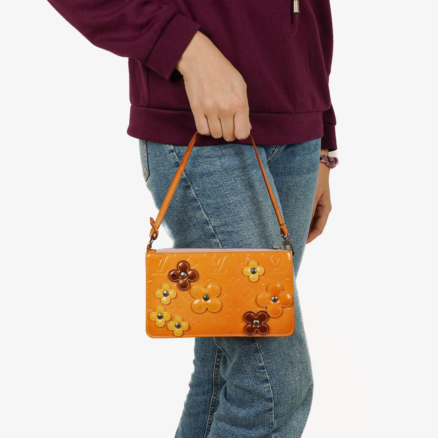 Louis Vuitton Vernis Lexington Fleurs Pochette