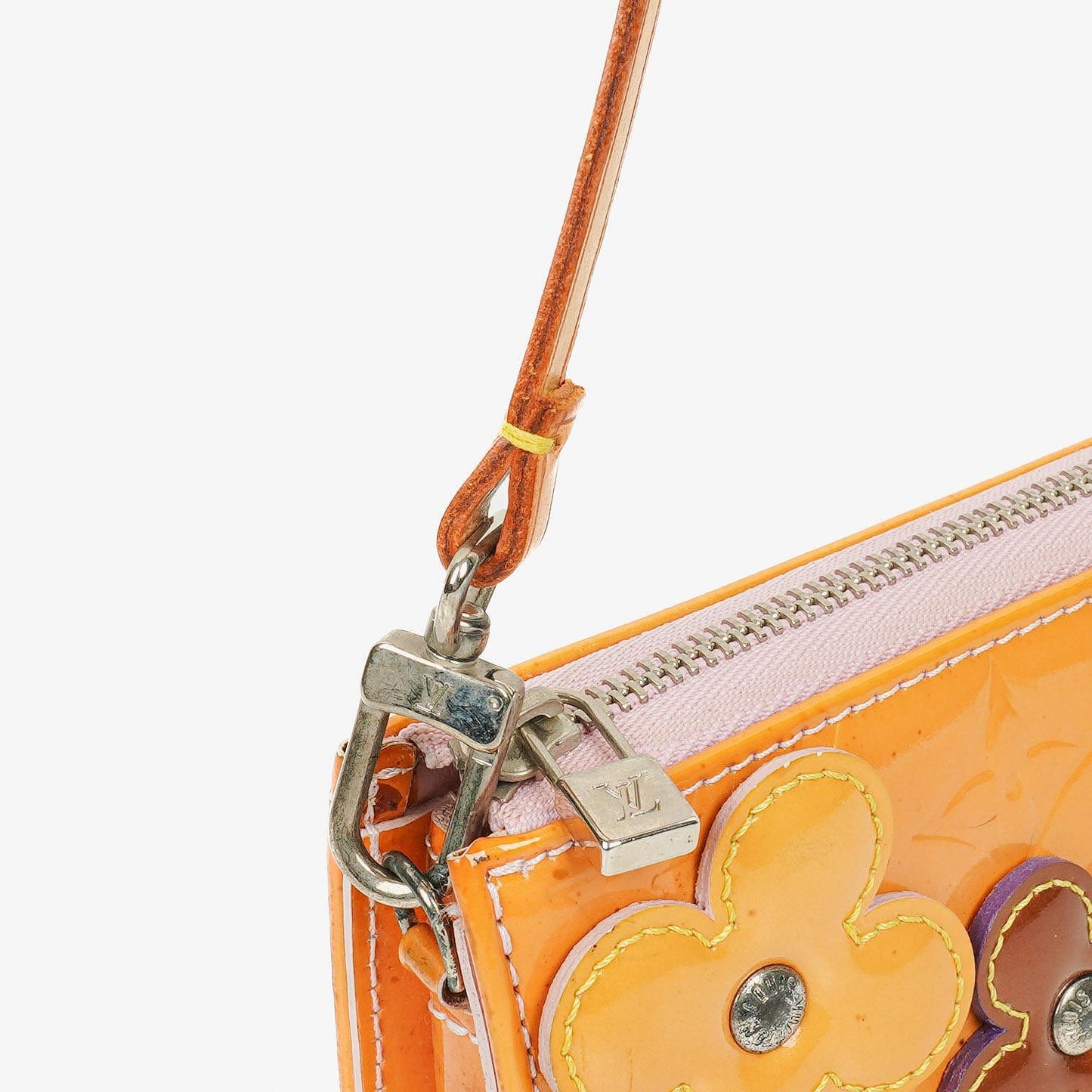 Louis Vuitton Vernis Lexington Fleurs Pochette