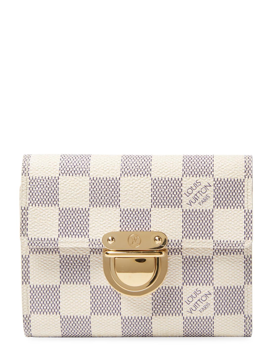 Louis Vuitton Damier Azur Portefeuille Kola Compact Wallet