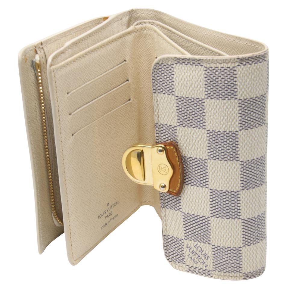 Louis Vuitton Damier Azur Portefeuille Kola Compact Wallet