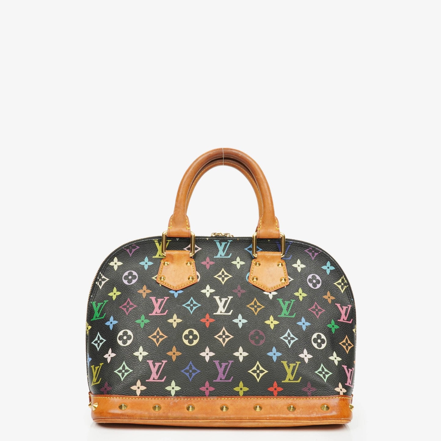 Louis Vuitton x Takashi Murakami Alma PM Black Monogram Multicolor Bag