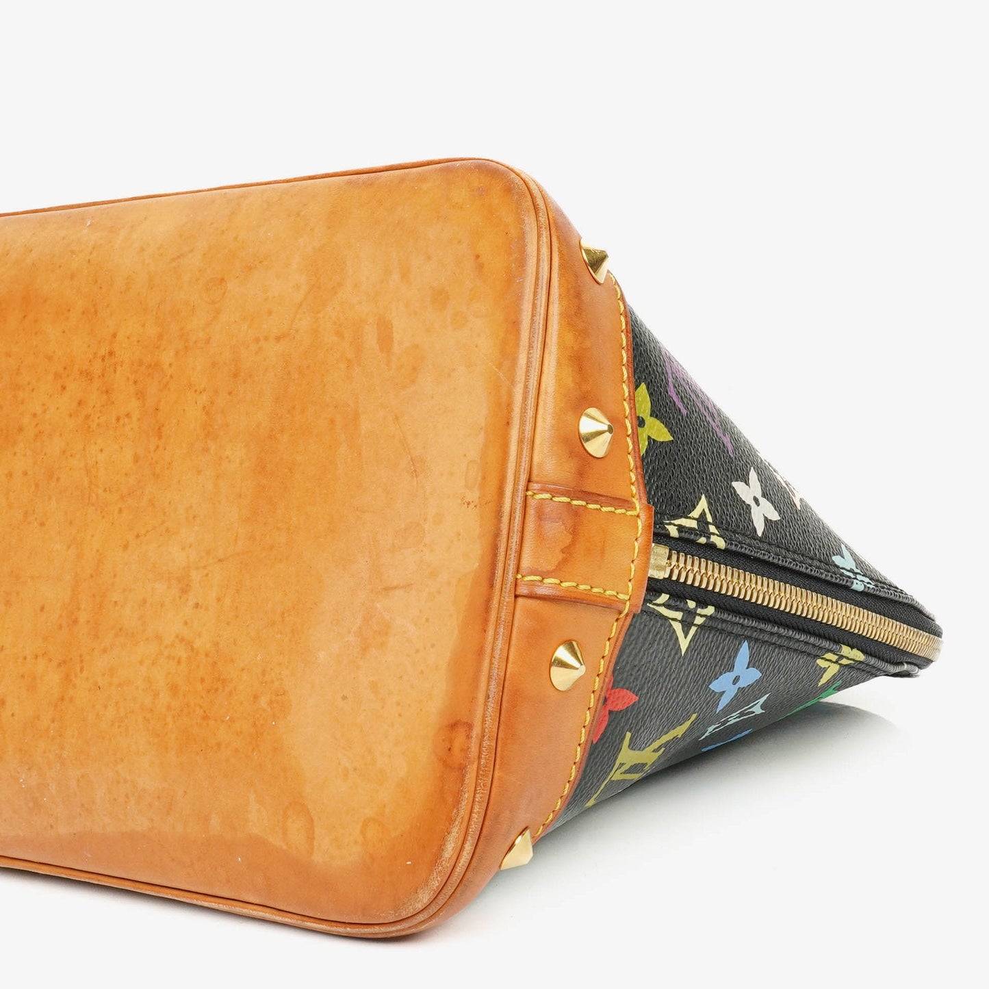 Louis Vuitton x Takashi Murakami Alma PM Black Monogram Multicolor Bag