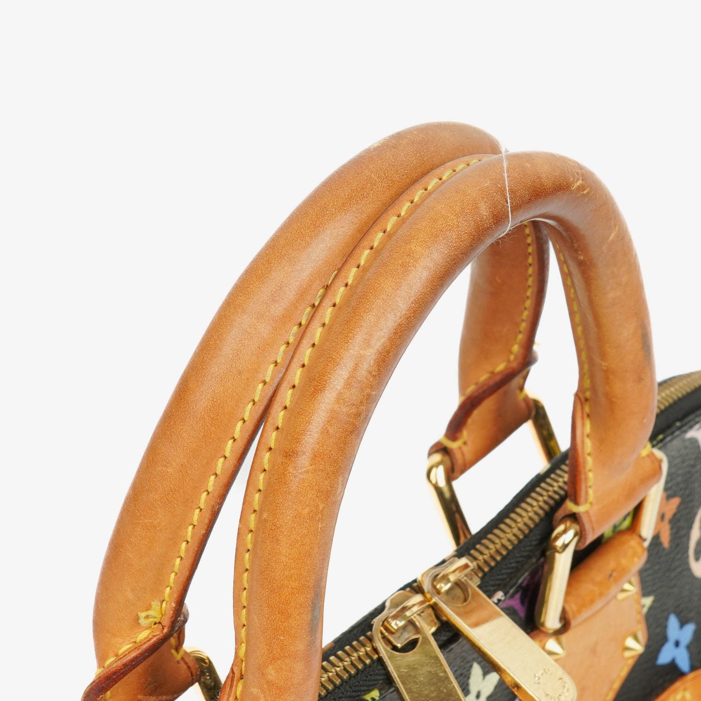 Louis Vuitton x Takashi Murakami Alma PM Black Monogram Multicolor Bag