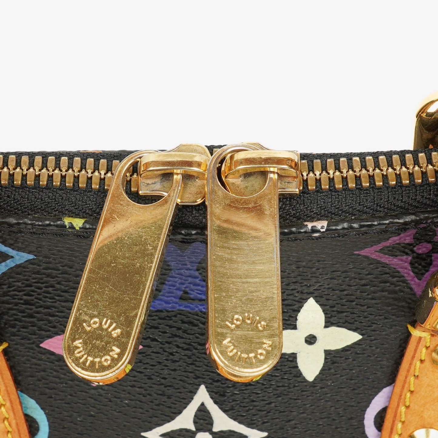 Louis Vuitton x Takashi Murakami Alma PM Black Monogram Multicolor Bag