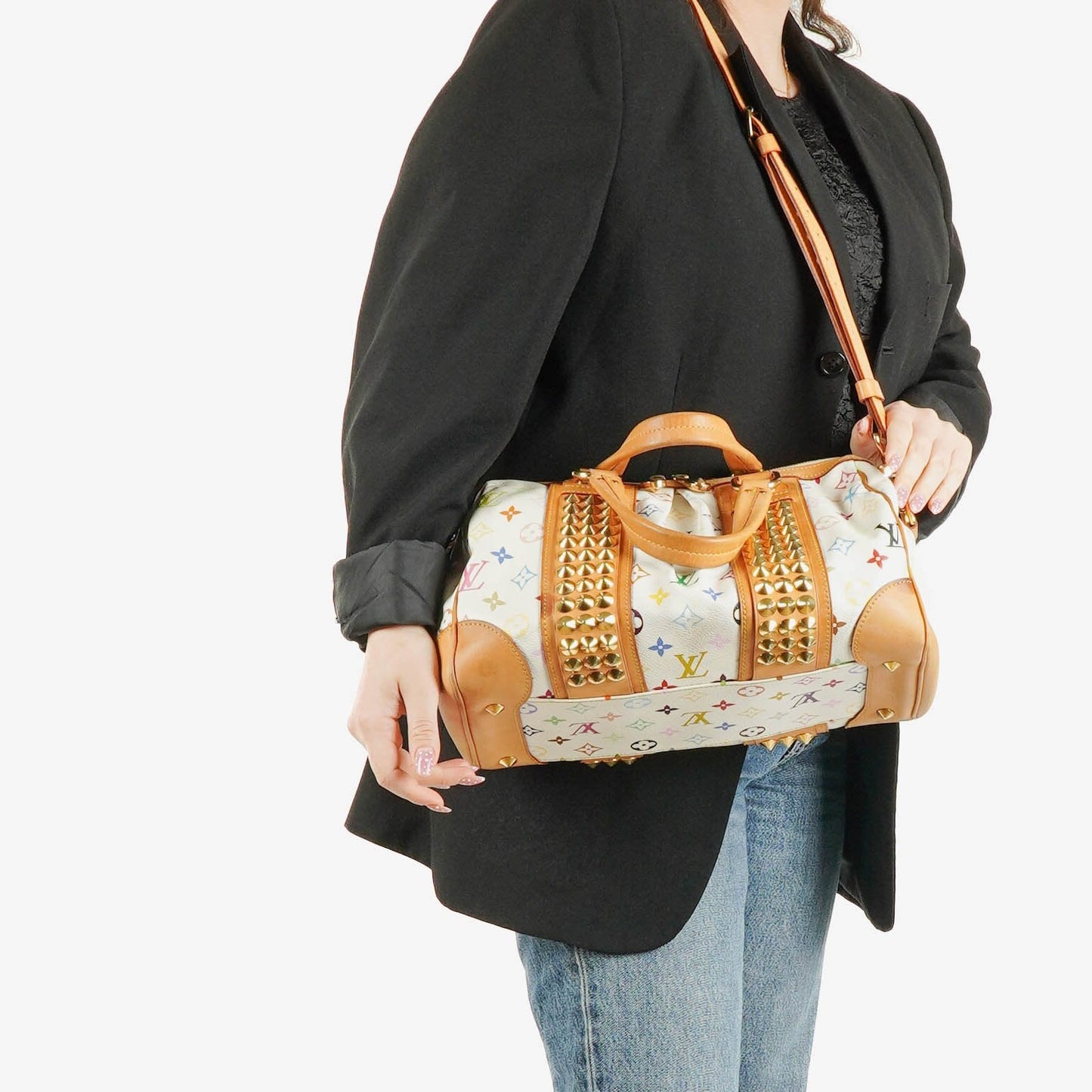 Louis Vuitton x Takashi Murakami Monogram Multicolor Courtney MM Bag