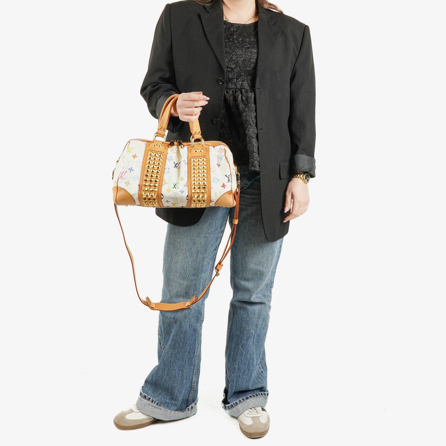 Louis Vuitton x Takashi Murakami Monogram Multicolor Courtney MM Bag