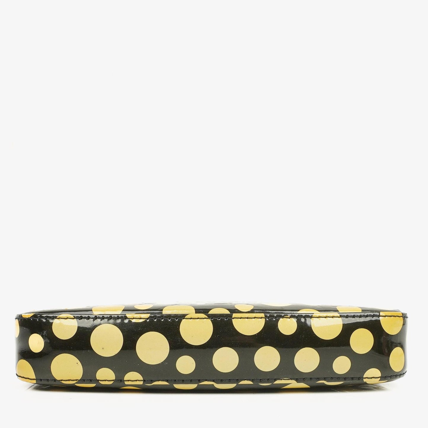 Louis Vuitton Yayoi Kusama Infinity Dots Black/Yellow Vernis Pochette Accessoires