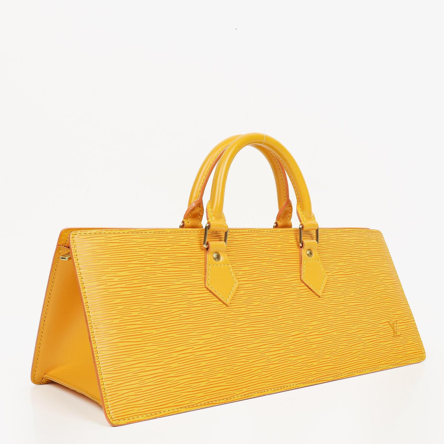 Louis Vuitton Yellow EPI Leather Sac Triangle Bag