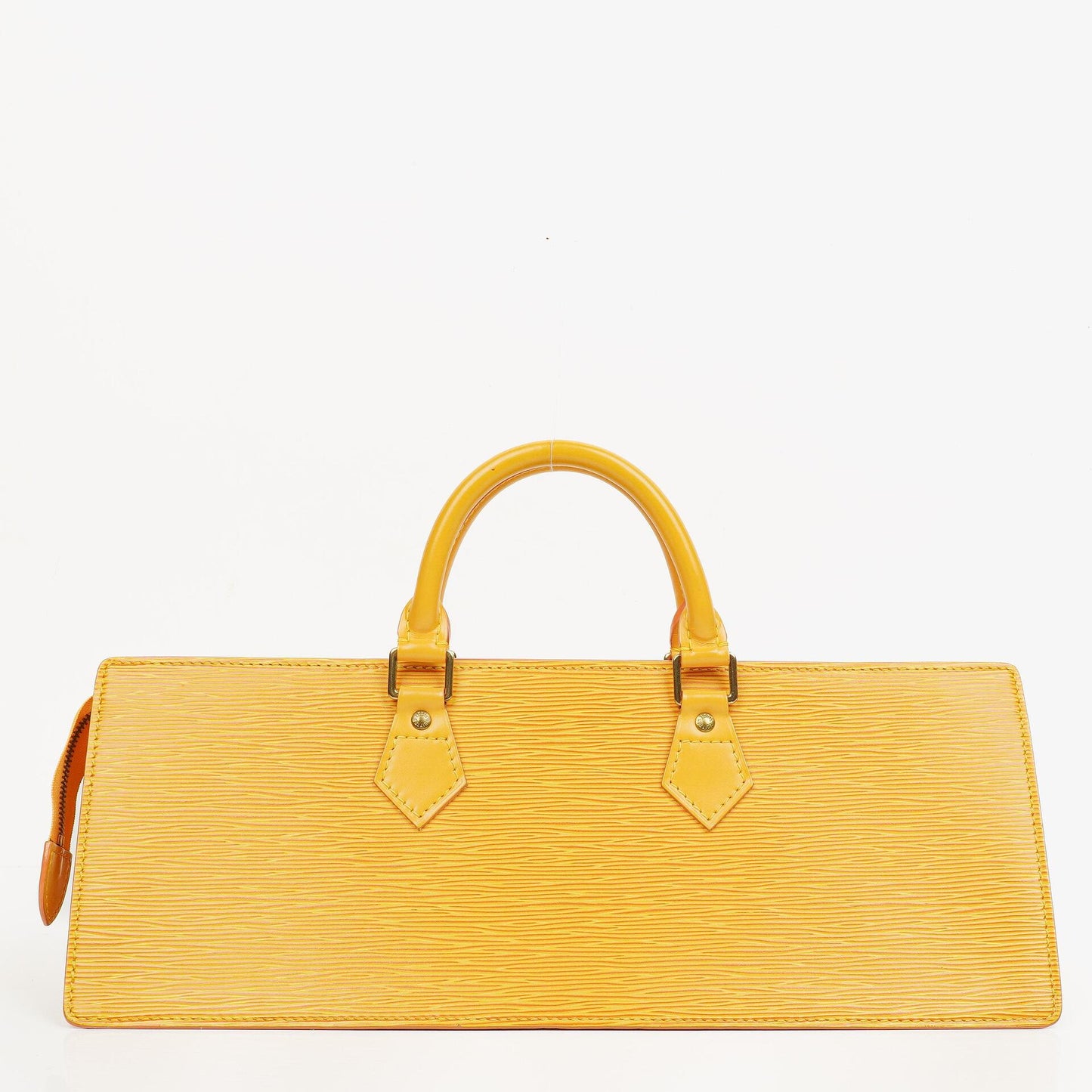 Louis Vuitton Yellow EPI Leather Sac Triangle Bag