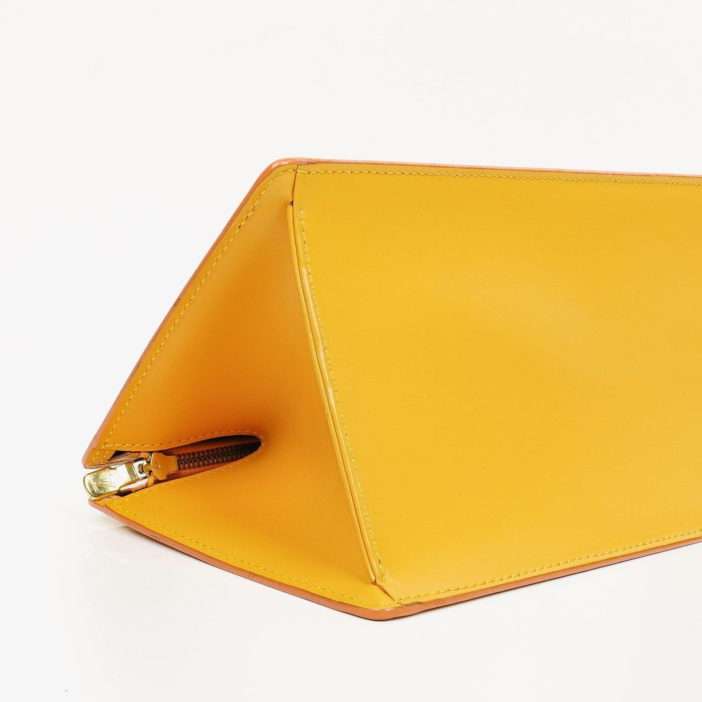Louis Vuitton Yellow EPI Leather Sac Triangle Bag