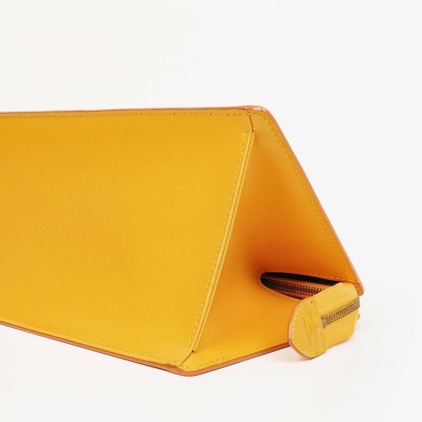 Louis Vuitton Yellow EPI Leather Sac Triangle Bag