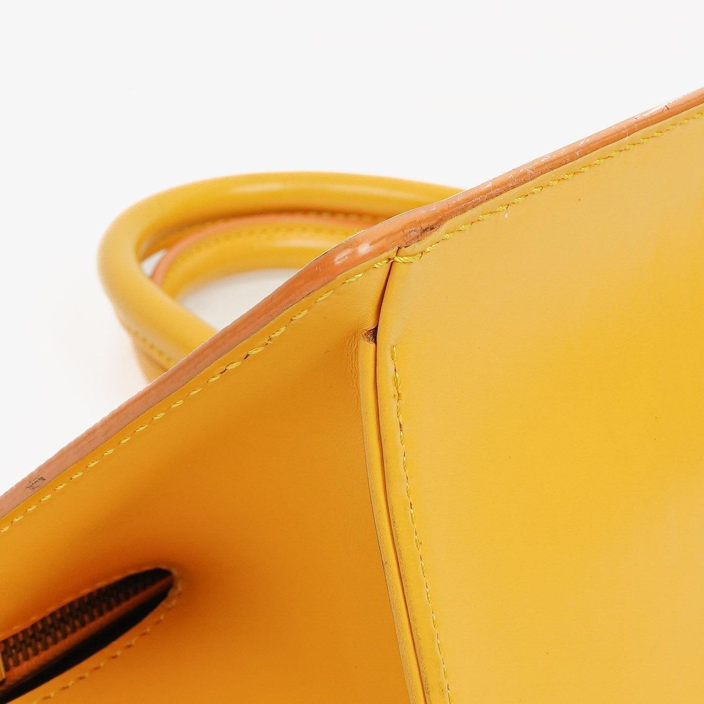 Louis Vuitton Yellow EPI Leather Sac Triangle Bag