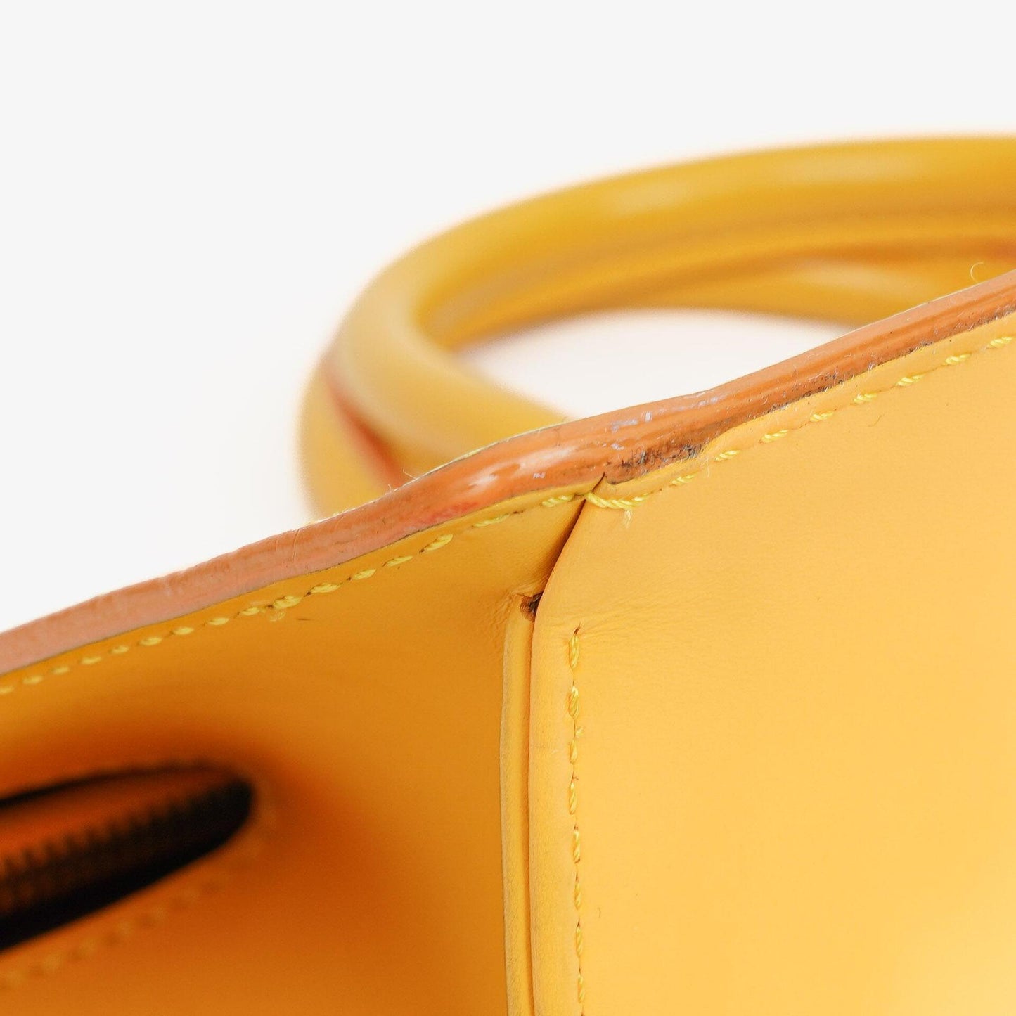 Louis Vuitton Yellow EPI Leather Sac Triangle Bag