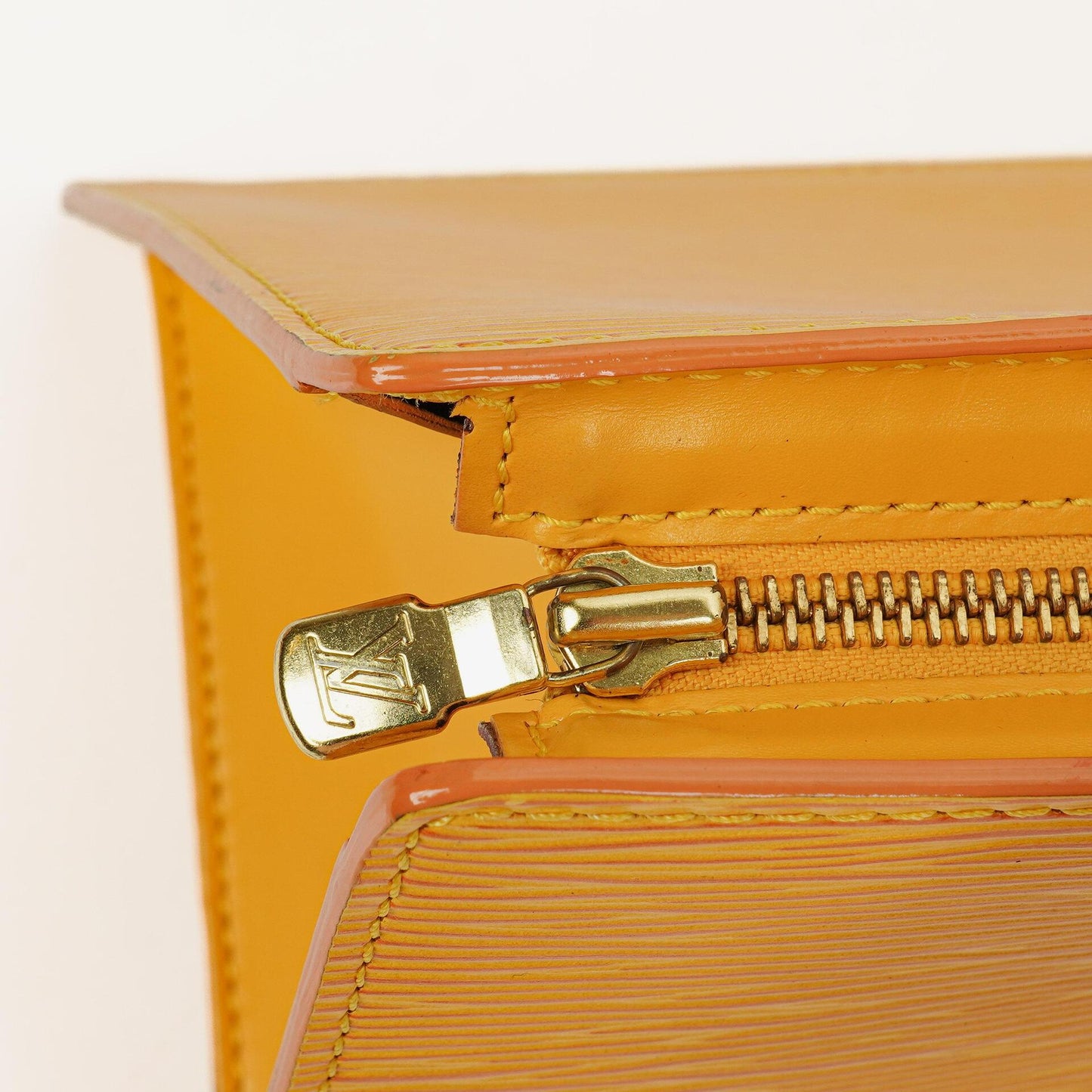Louis Vuitton Yellow EPI Leather Sac Triangle Bag