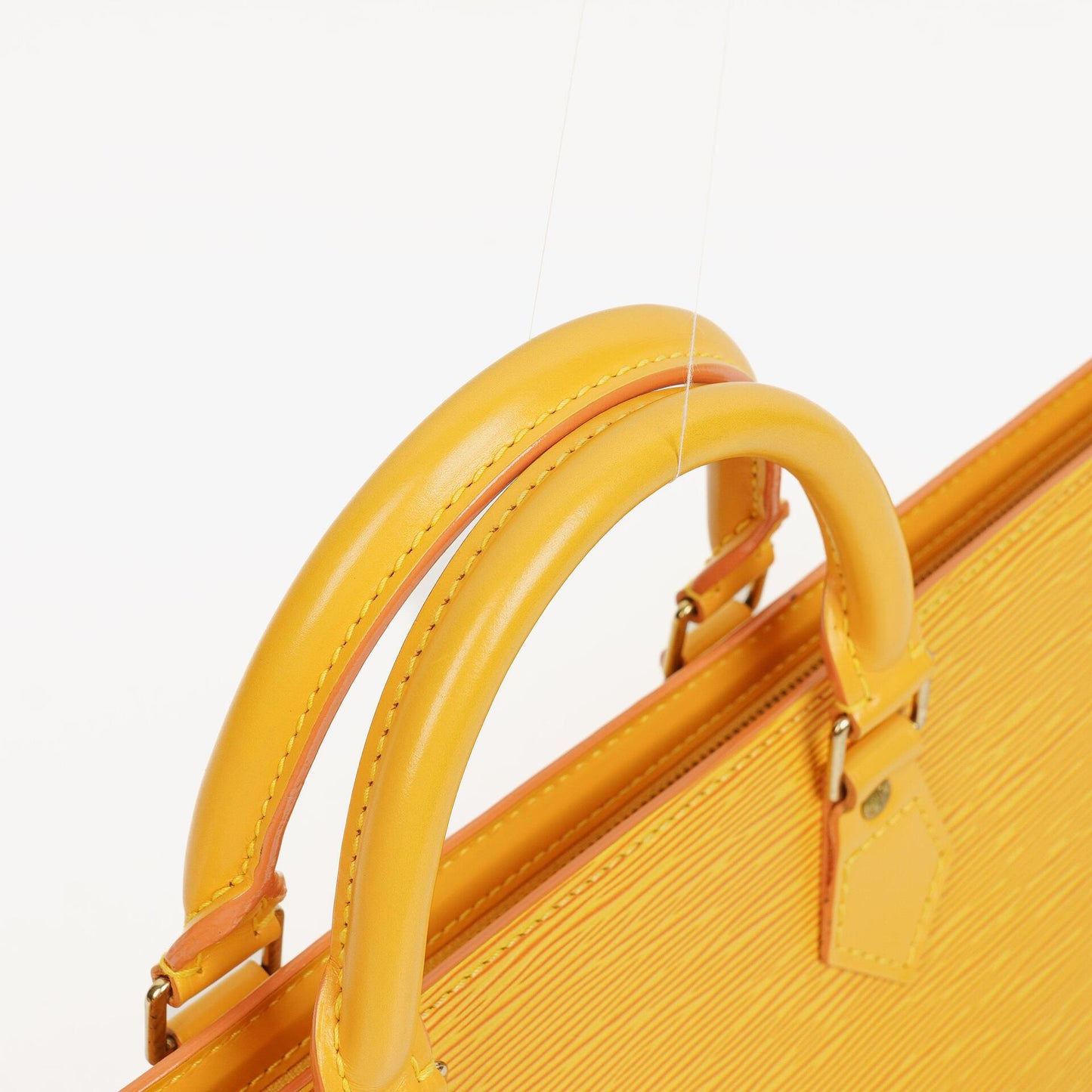 Louis Vuitton Yellow EPI Leather Sac Triangle Bag