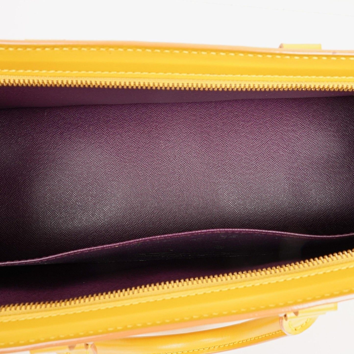 Louis Vuitton Yellow EPI Leather Sac Triangle Bag