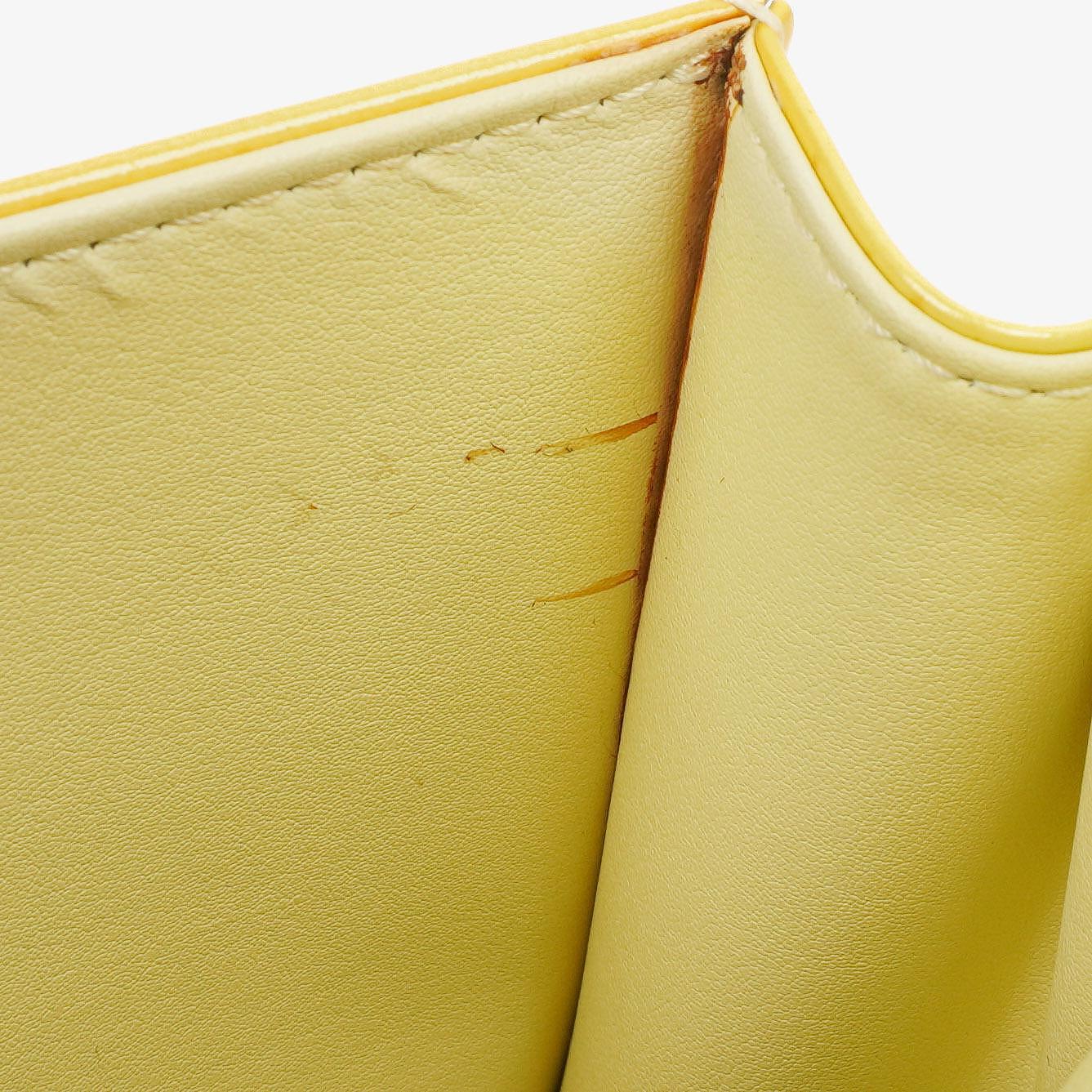 Louis Vuitton Yellow Monogram Vernis Spring Street Top Handle Bag