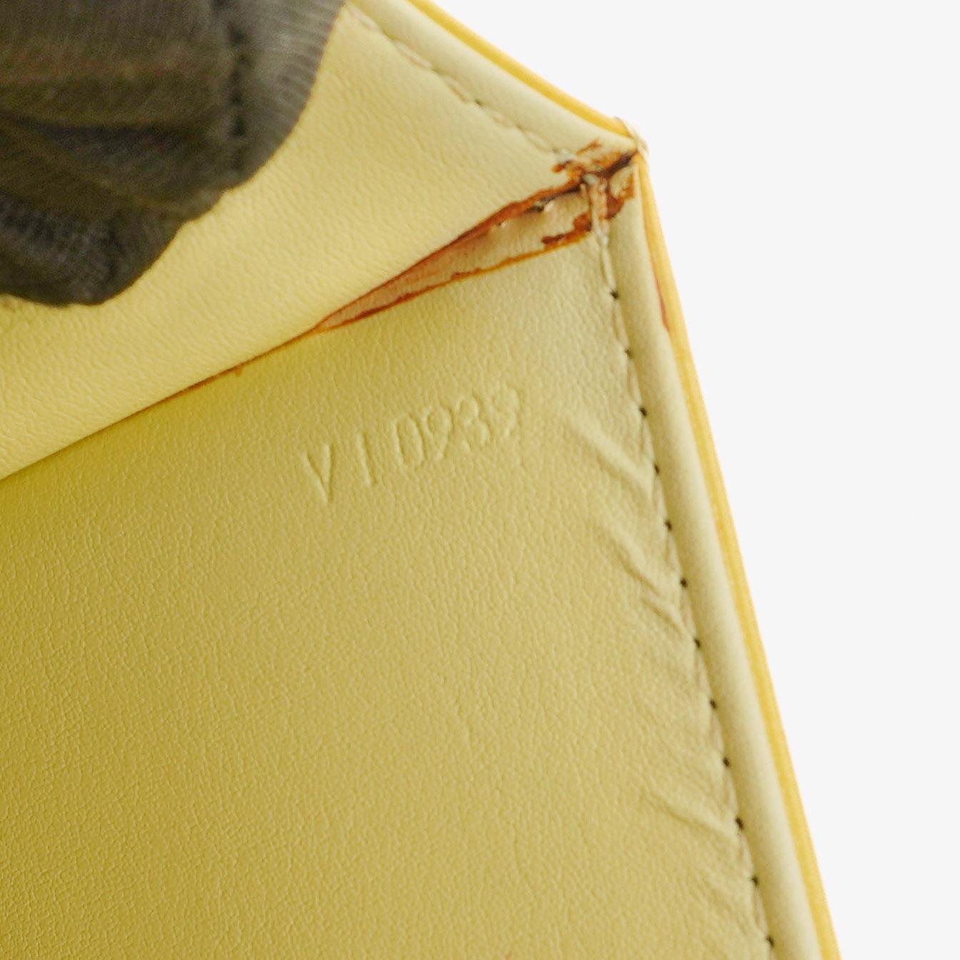 Louis Vuitton Yellow Monogram Vernis Spring Street Top Handle Bag