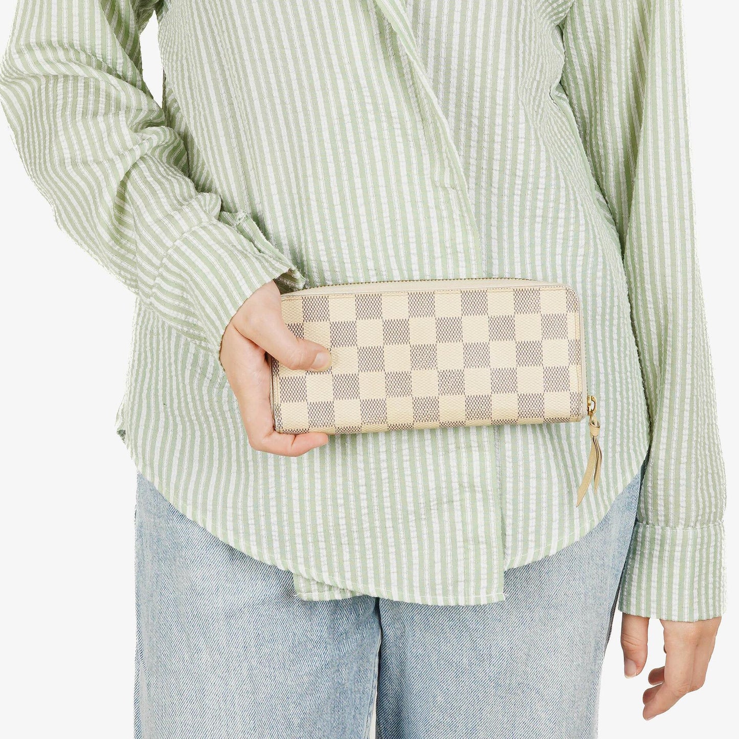 Louis Vuitton Zippy Damier Azur Wallet
