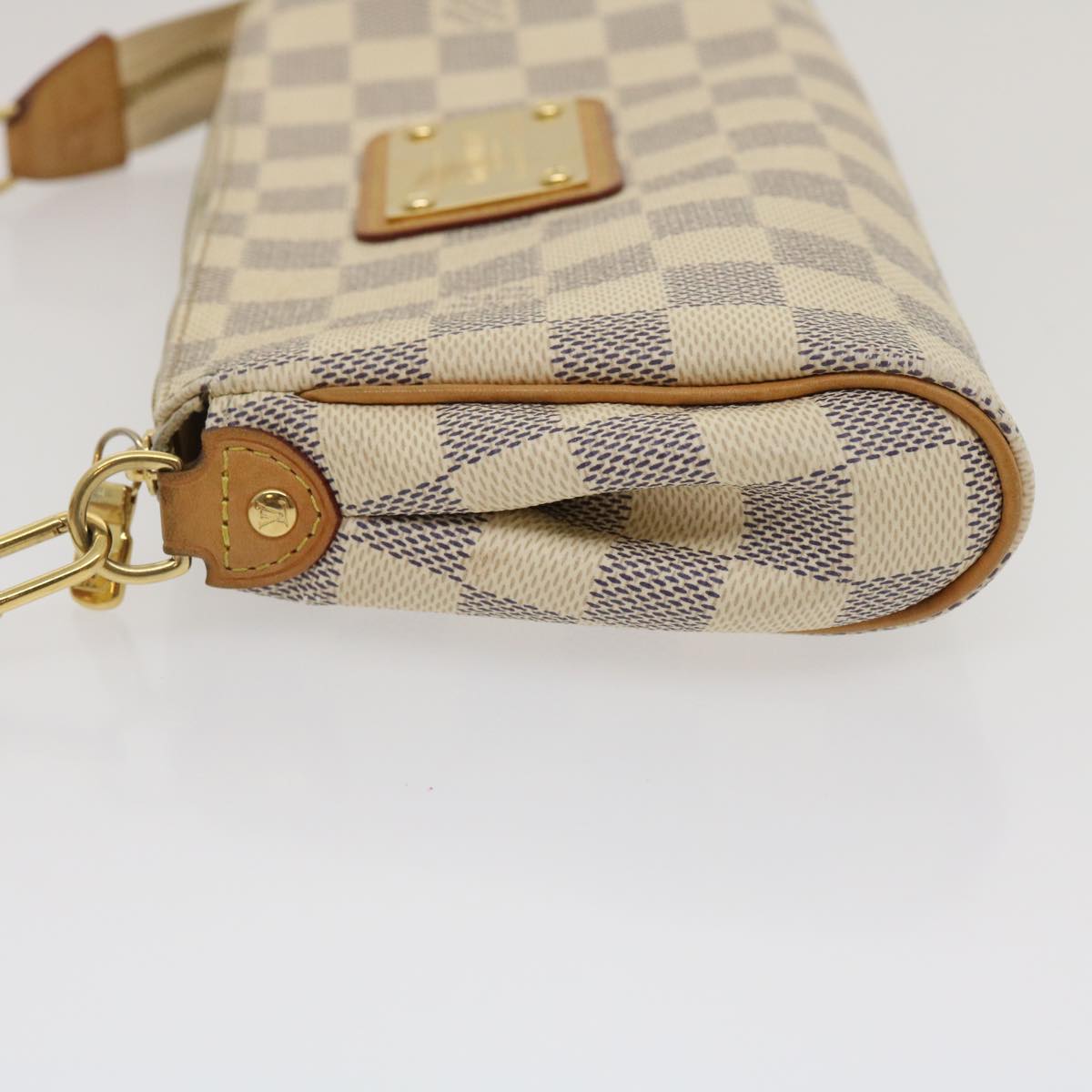 LOUIS VUITTON Damier Azur Eva 2Way Shoulder Hand Pouch N55214 LV Auth lt415