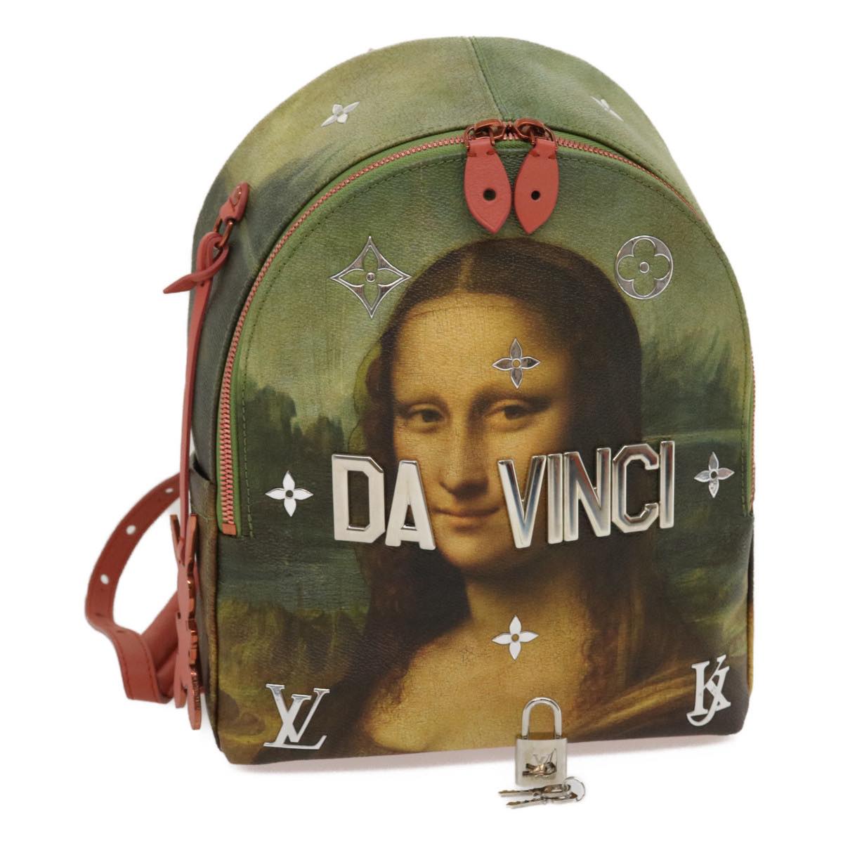 LOUIS VUITTON MastersCollection DaVinci Palm Springs Backpack M43375 Auth lt421A