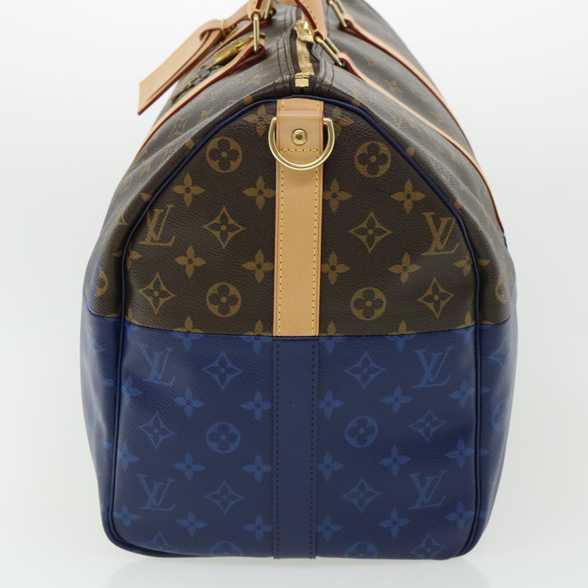 LOUIS VUITTON Monogram split Keepall Bandouliere 50 Boston Bag M43861 lt643A