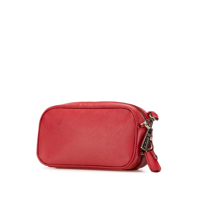 Prada Buckle Saffiano Shoulder Bag