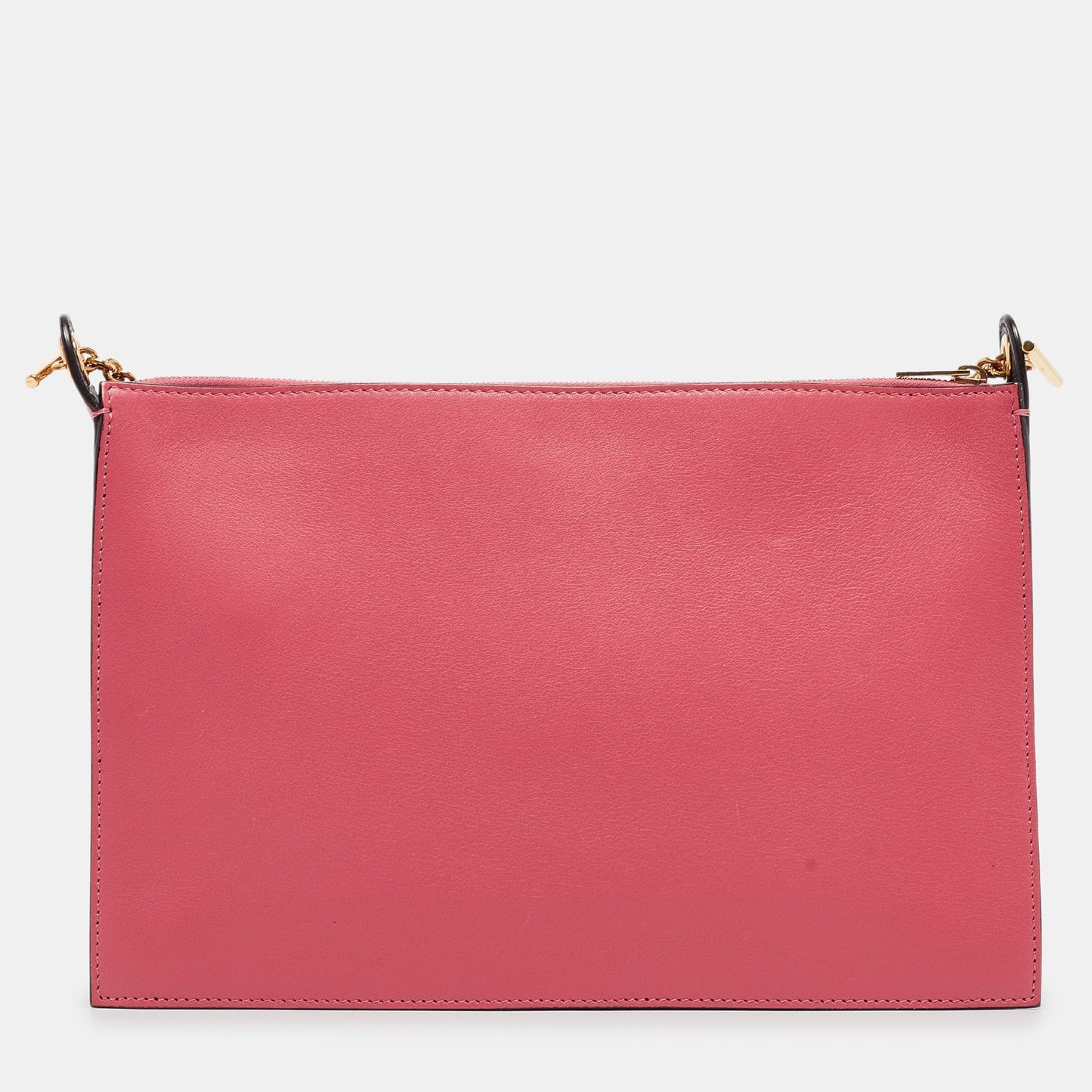 Luxury CELINE Tricolor Leather Pocket Envelope Shoulder Bag