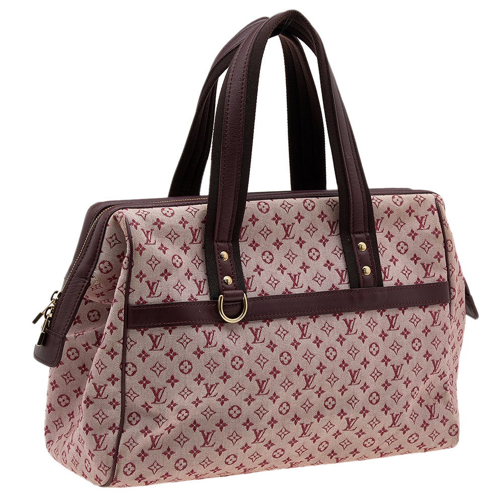 Louis Vuitton Monogram Mini Lin Canvas Josephine GM Bag
