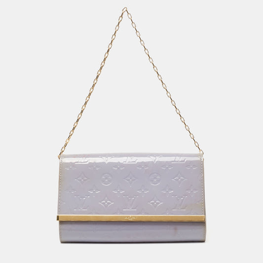 Louis Vuitton Lilac Monogram Vernis Ana Clutch Bag