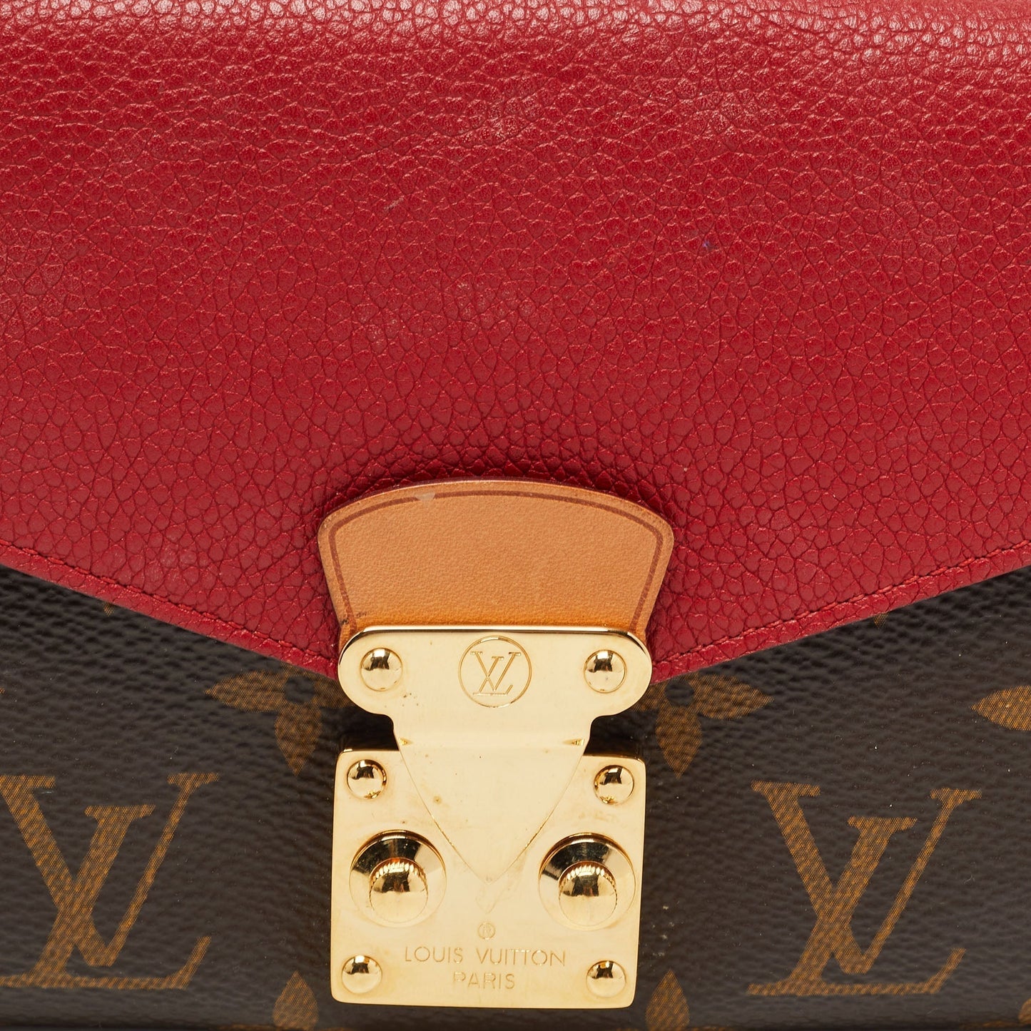 LOUIS VUITTON Cherry Monogram Canvas and Leather Pallas Wallet