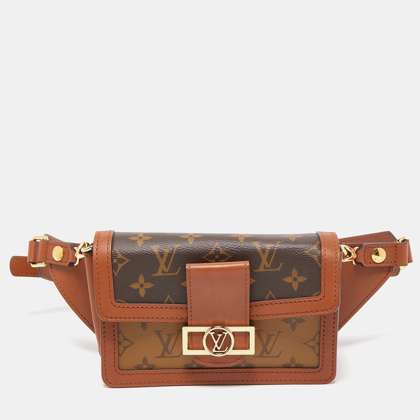 LOUIS VUITTON Monogram Reverse Canvas Dauphine Bumbag Bag
