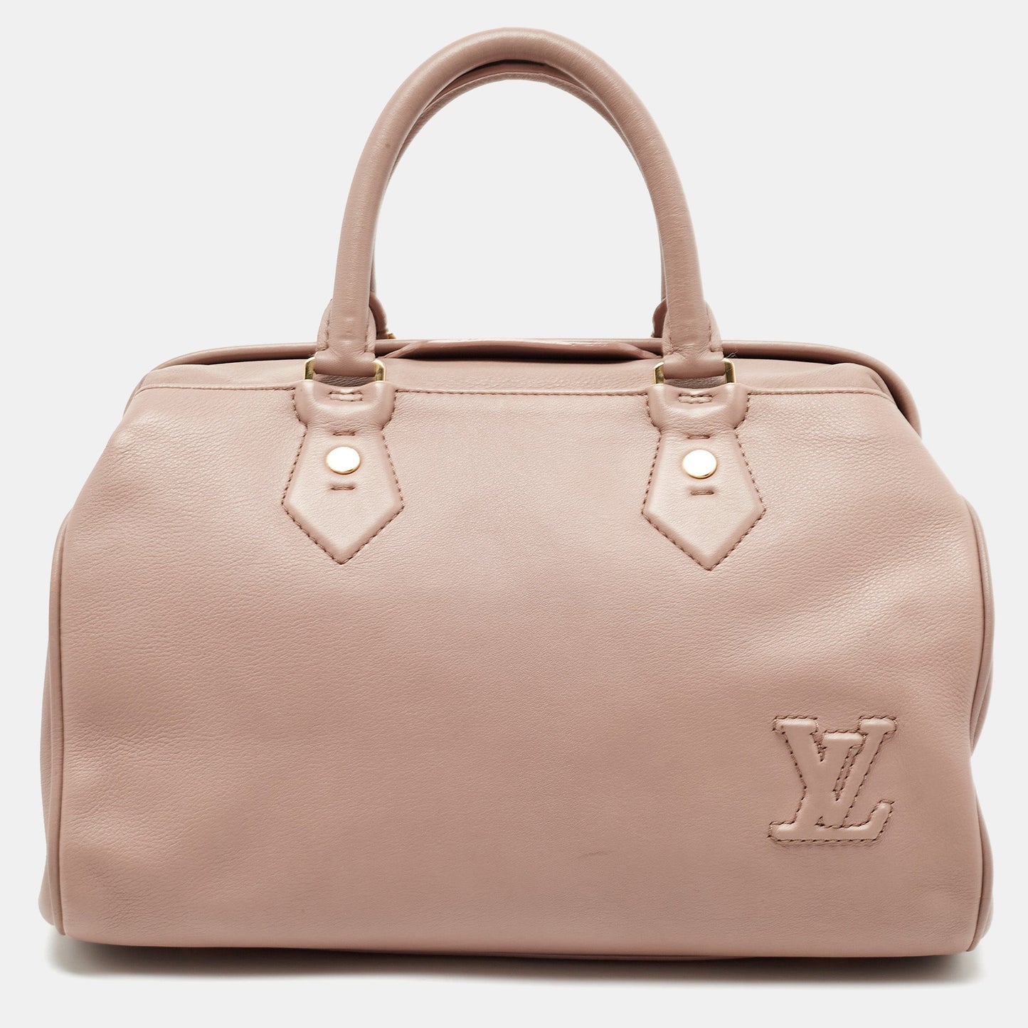 LOUIS VUITTON Rose Cuir Leather Cinema Intrigue Bag