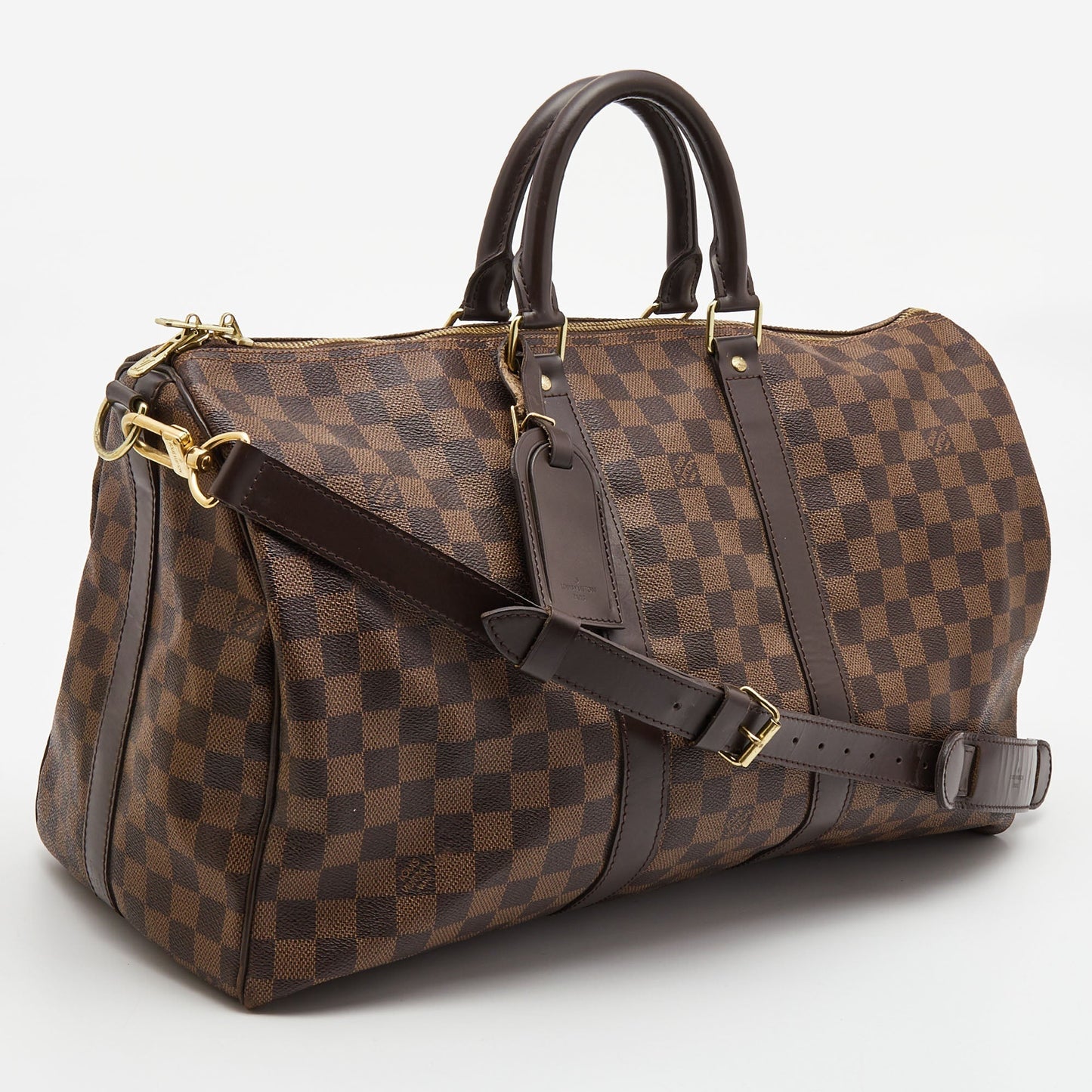 LOUIS VUITTON Monogram Canvas Keepall Bandouliere 45 Bag