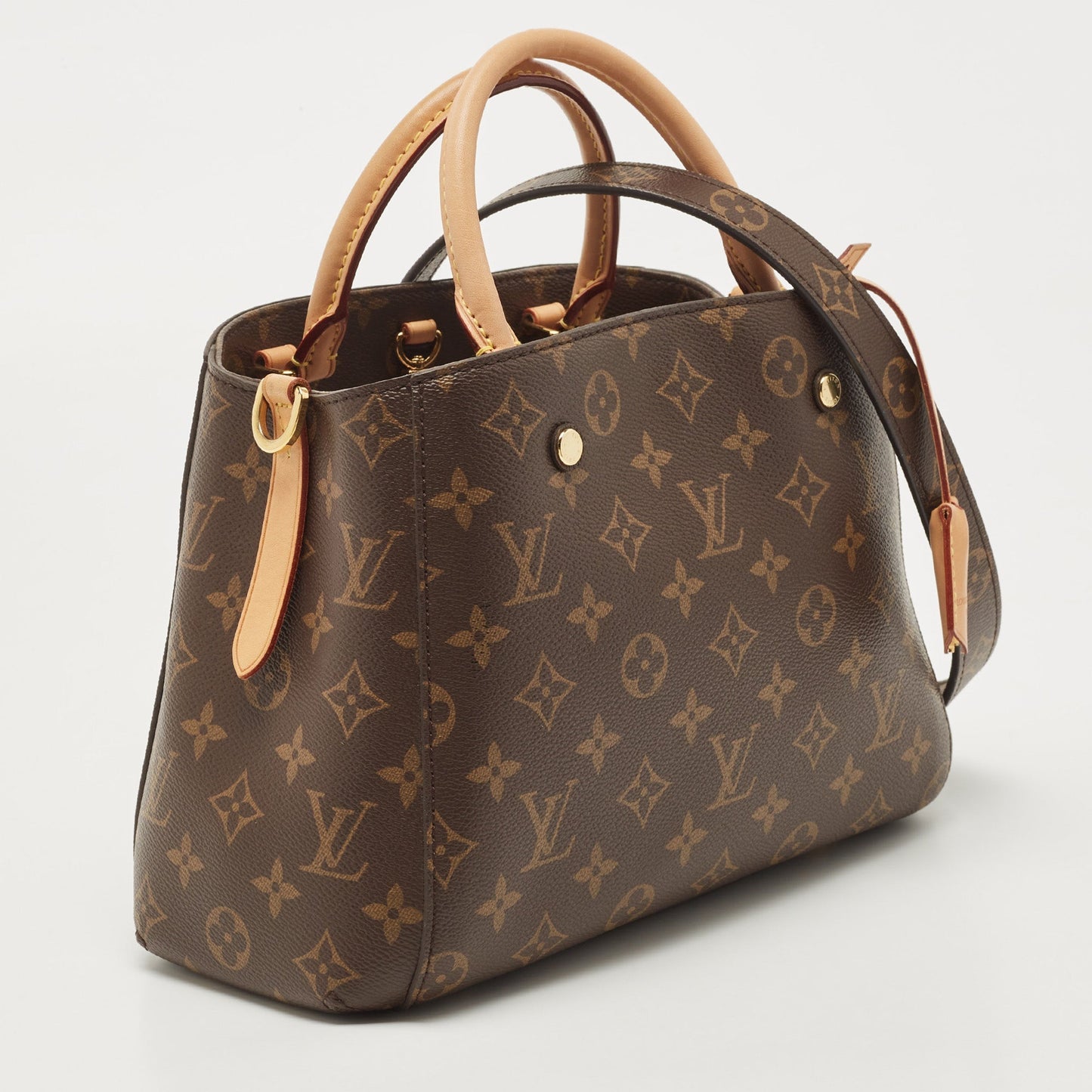 LOUIS VUITTON Monogram Canvas Montaigne BB Bag