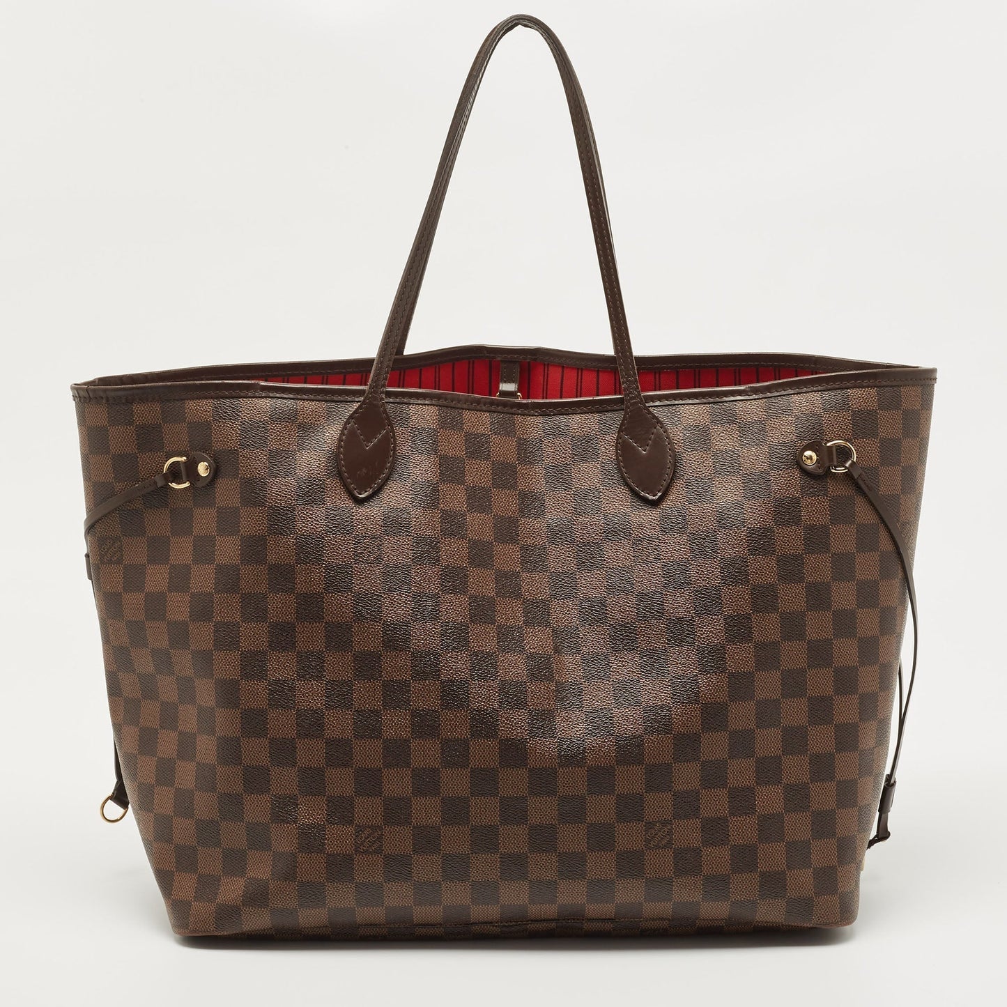 LOUIS VUITTON Damier Ebene Canvas Neverfull GM Bag