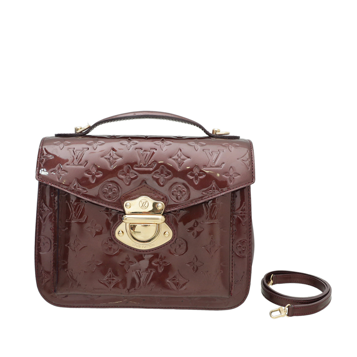 Louis Vuitton Amarante Monogram Vernis Mirada Bag