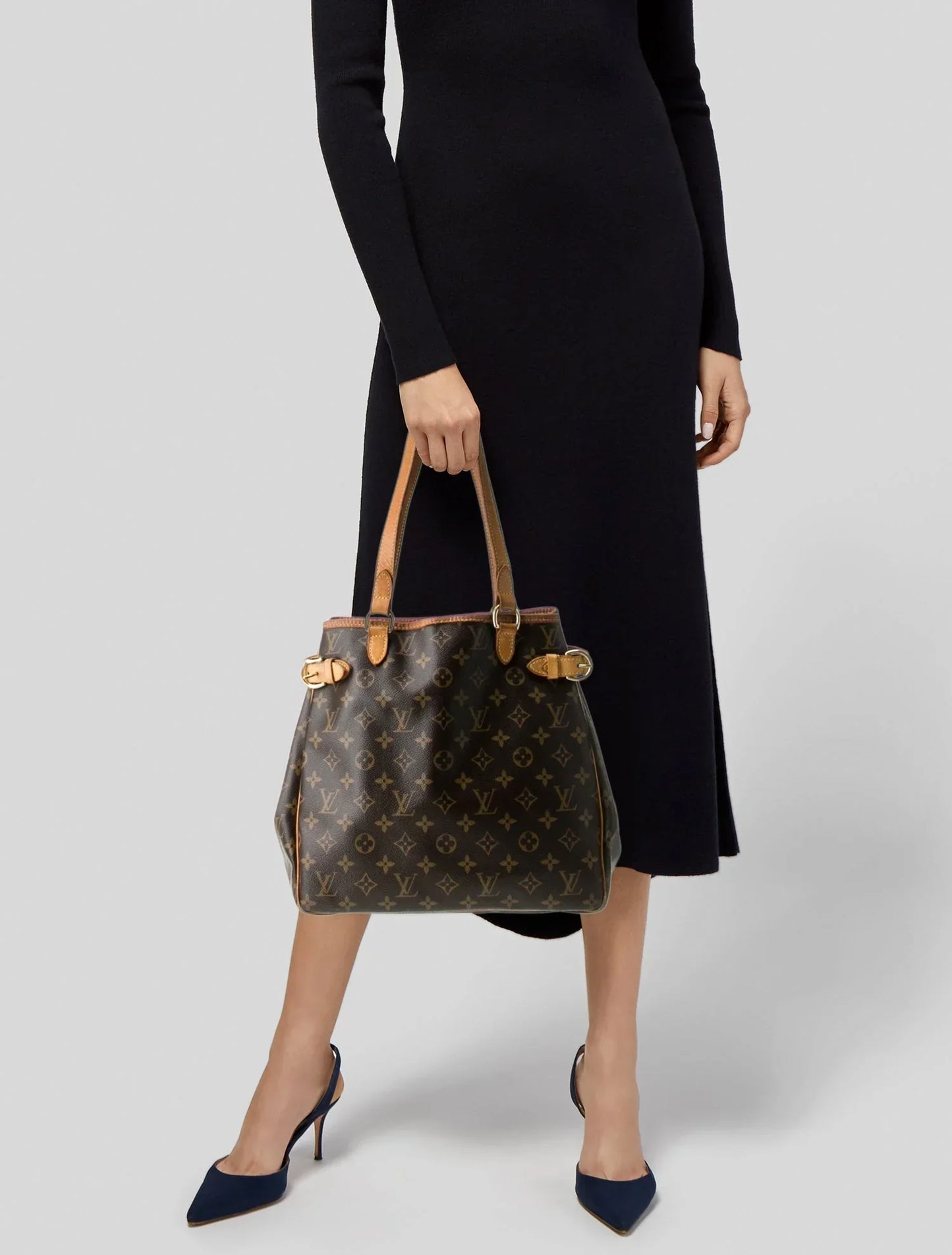 LOUIS VUITTON LV MONOGRAM BATIGNOLLES VERTICAL VINTAGE BAG