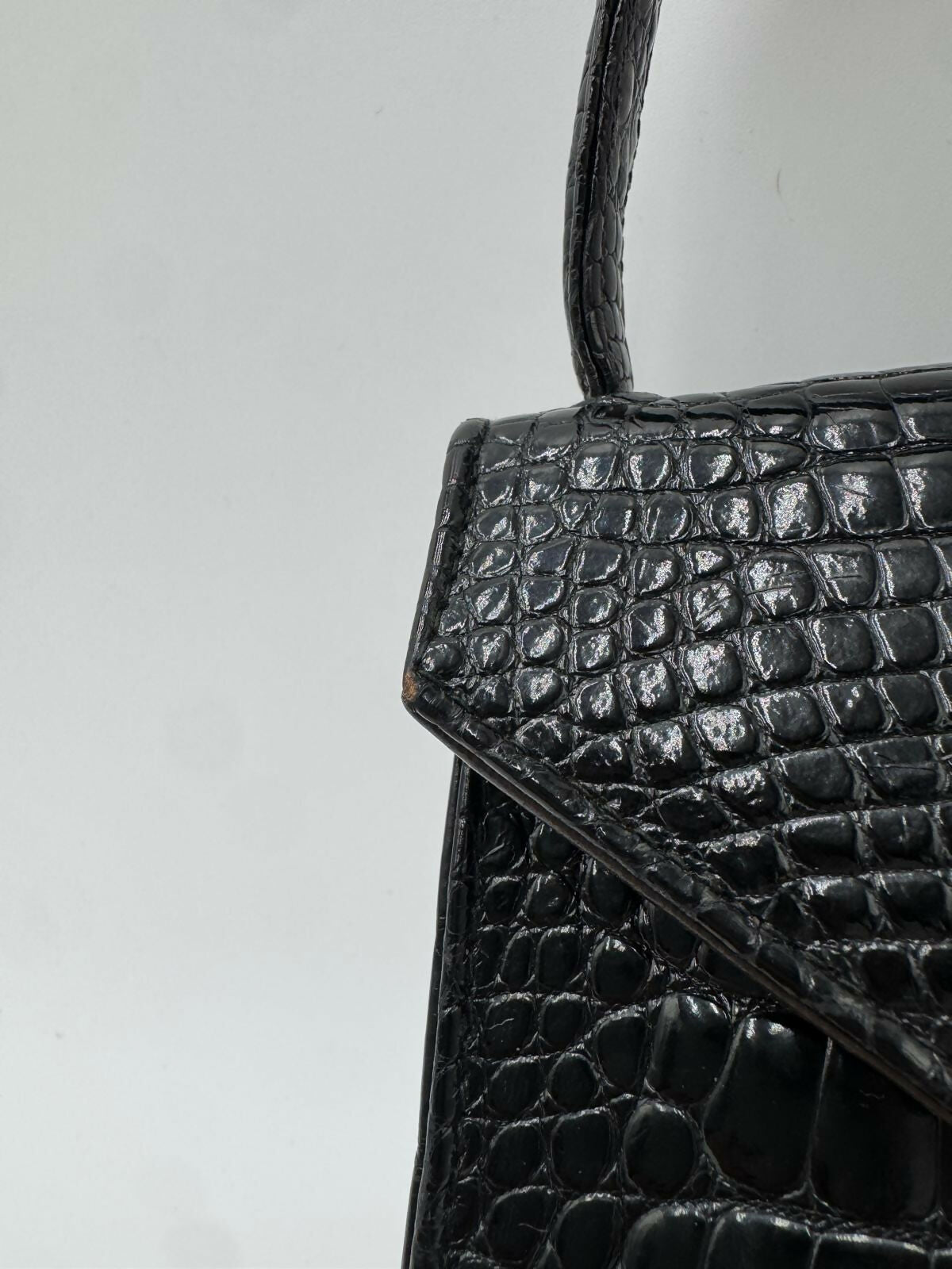 Chanel  Exotic Crocodile Top Handle Bag