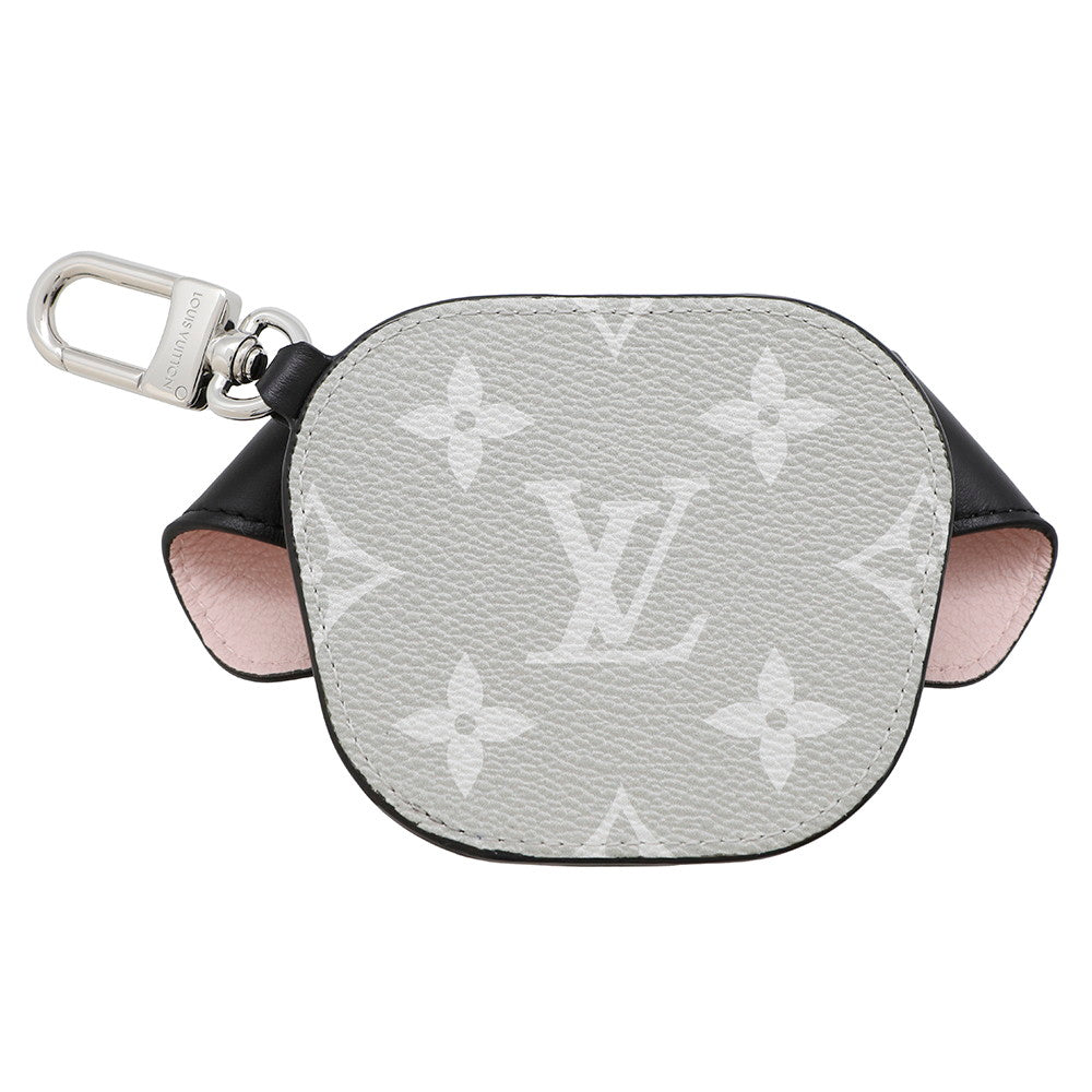 LOUIS VUITTON Bag Charmã»LV Dog Noir/White/PinkM02273 Monogram