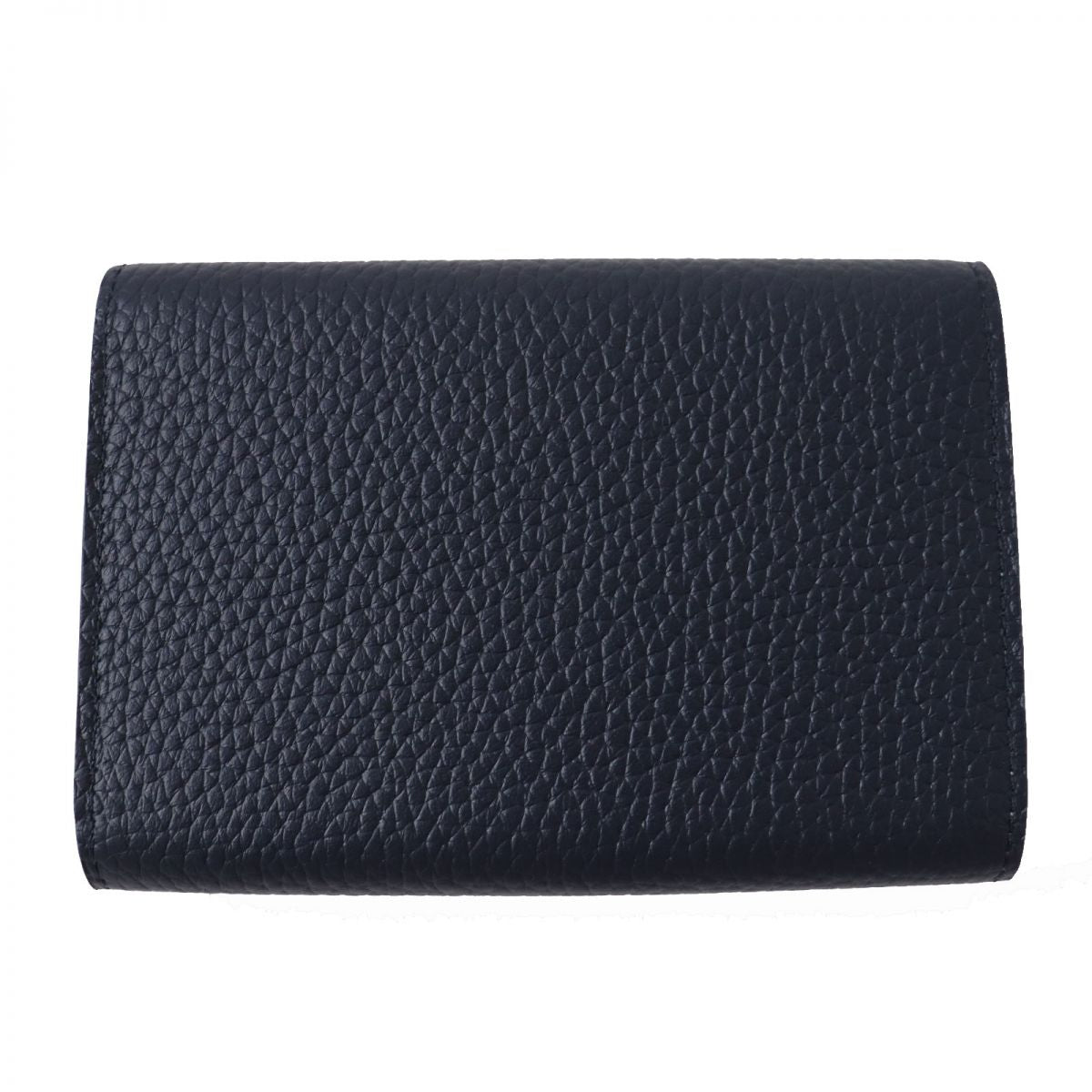 LOUIS VUITTON Tri-fold wallet leather Marine