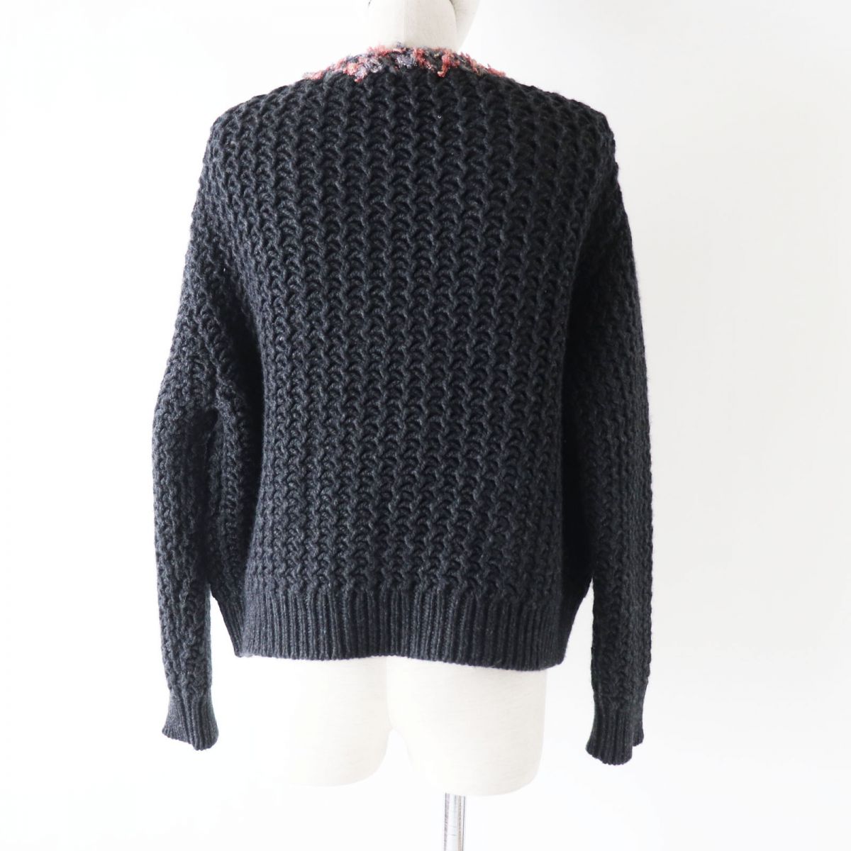 Chanel Cashmere Cardigan COCO Mark Button Classic Flap Tote