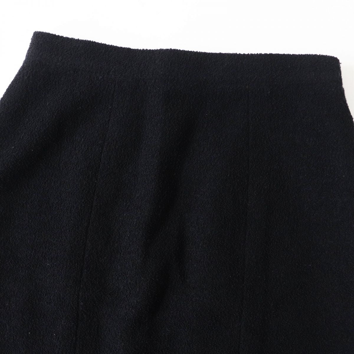 Chanel Tweed A-line Mini Skirt Black Size 36 Classic Flap Tote