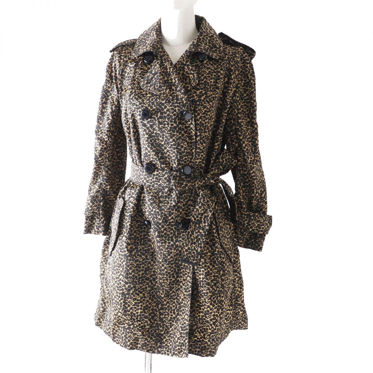 LOUIS VUITTON trench coat Image reference Brown type Leopard Pattern Women
