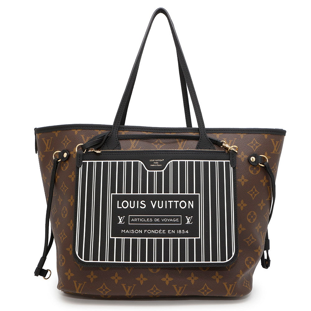LOUIS VUITTON Neverfull?Inside Out BrownM11946 Taurillon PVC Size MM