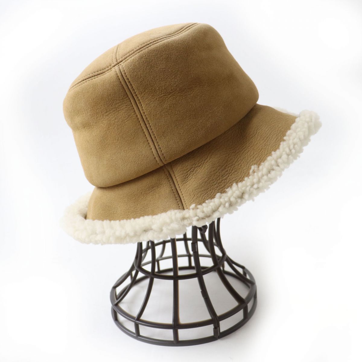 Christian Dior hat Outer: 100% mouton, Lining: 100% cotton Camel Women 57