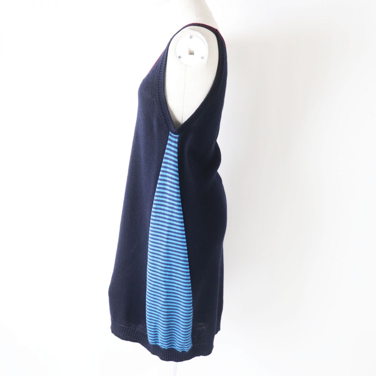 PRADA knit Main: 50% cashmere, Main: 35% wool, Main: 15% silk Navy x multi Women 40