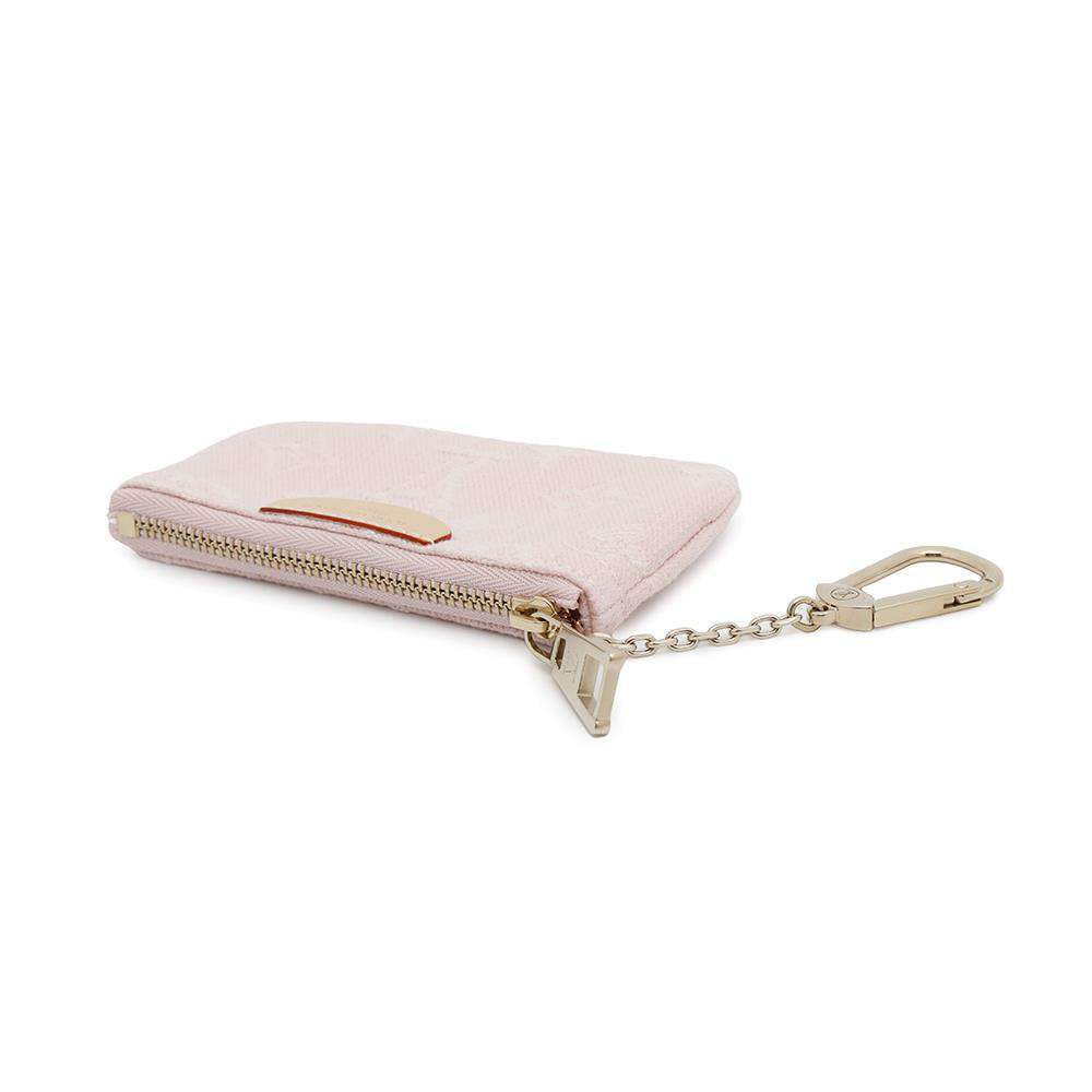 LOUIS VUITTON Pochette Cles Washed PinkM13208 Monogram Denim