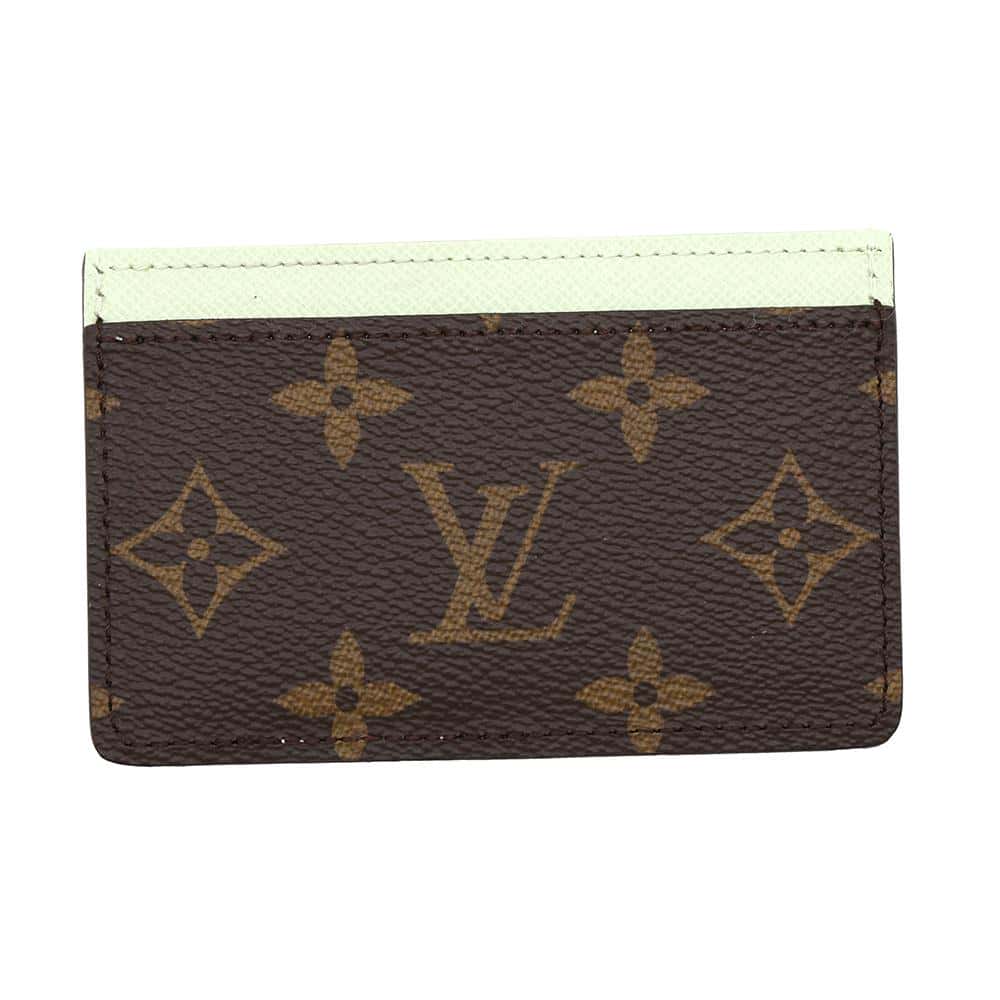 LOUIS VUITTON LV Ã TM Card Case Porto Carte Simple Sakura BrownM13429 Monogram